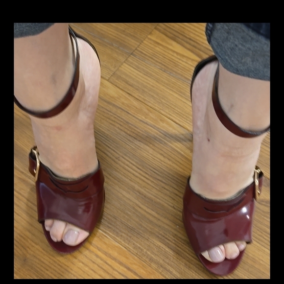 Derek Lam Patent Leather Peep Toe Oxfords - Picture 10 of 10